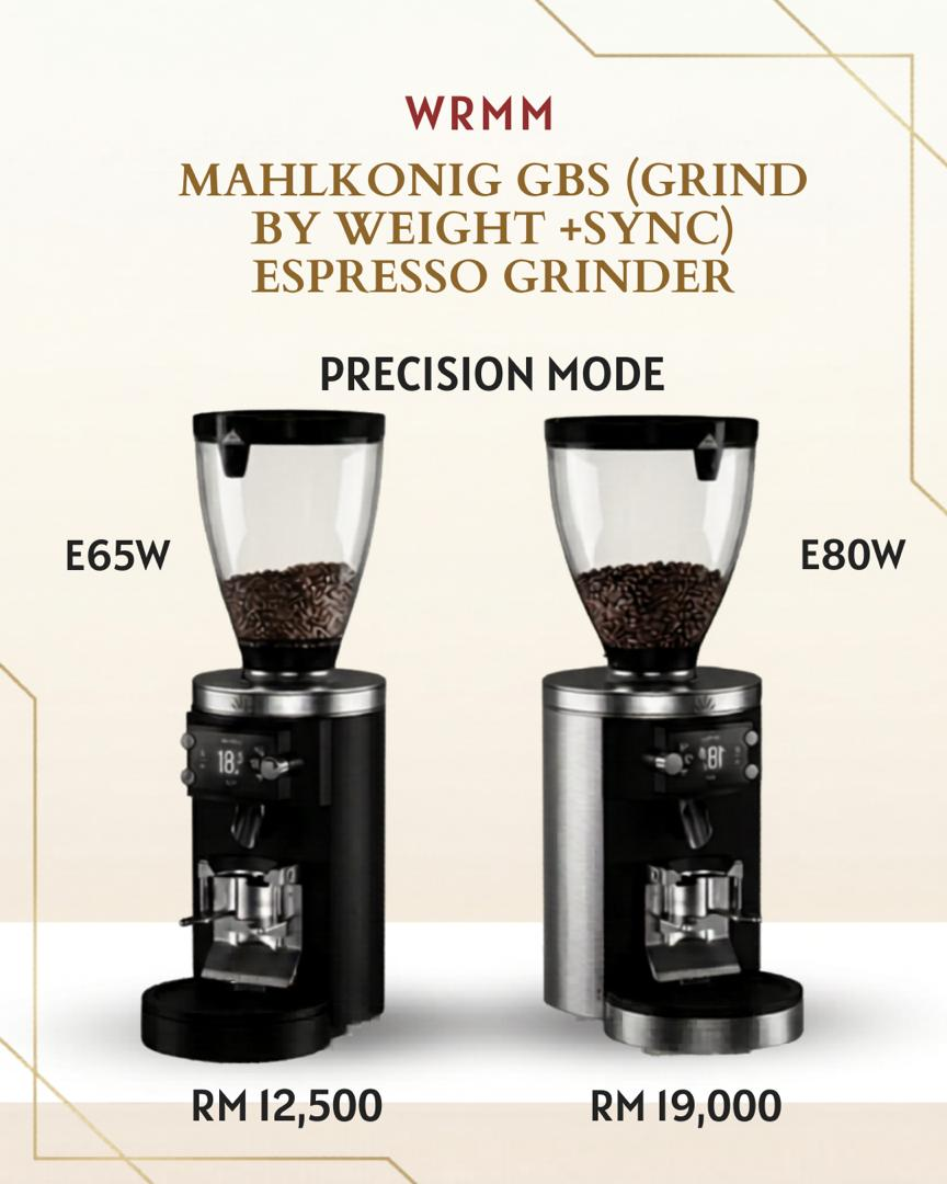 Poster Mahlkonig Grinder dengan pilihan model dan harga