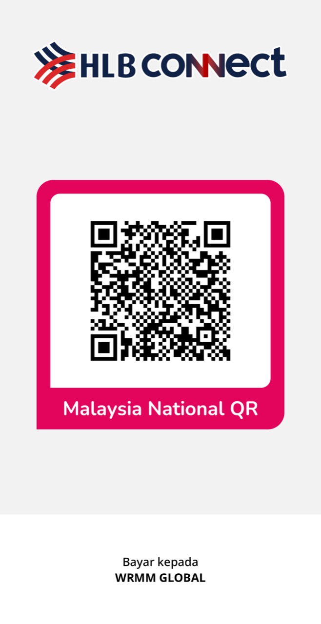 QR pembayaran Hong Leong Bank kepada WRMM GLOBAL